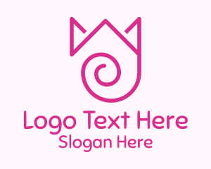 Pet Shop - Pink Tail Pet Shop logo design