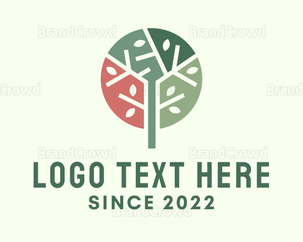 Multicolor Tree Park Logo