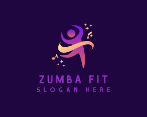 Zumba - Musical Dance Choreography logo design