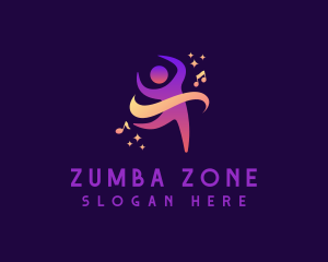 Zumba - Musical Dance Choreography logo design