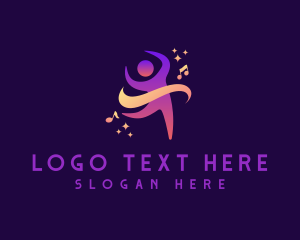 Nightclub - Musical Dance Choreography logo design