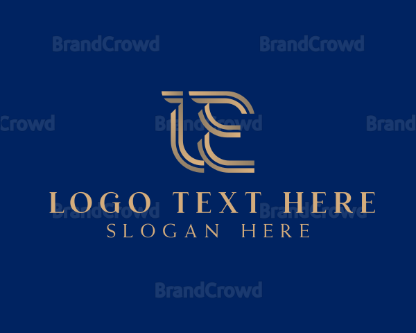 Luxury Premium Letter E Logo