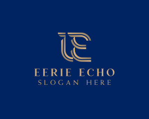 Luxury Premium Letter E logo design