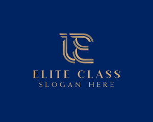 Luxury Premium Letter E logo design