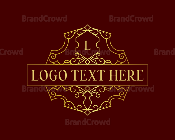 Luxury Ornamental Crest Logo