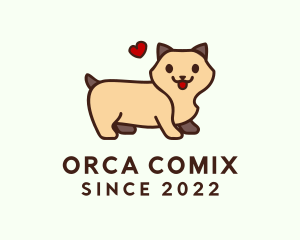 Pet Shop - Dog Kennel Heart logo design