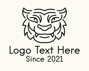 Jaguar - Smiling Wild Bobcat logo design