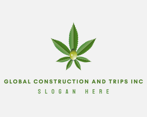 Organic - Medical Cannabis Oil logo design