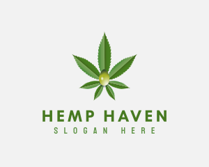 Medical Cannabis Oil logo design