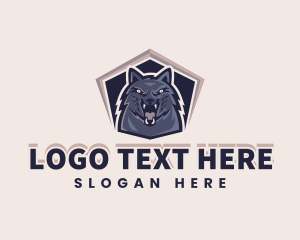 Wolf - Angry Wolf Gaming Avatar logo design