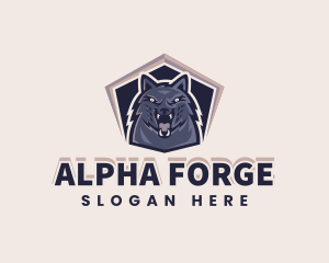 Angry Wolf Gaming Avatar logo design