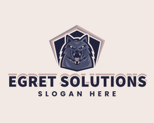 Angry Wolf Gaming Avatar logo design