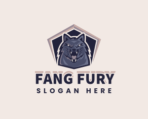 Angry Wolf Gaming Avatar logo design