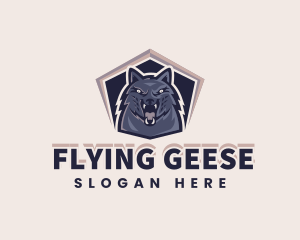 Angry Wolf Gaming Avatar logo design