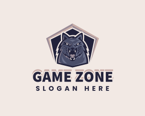 Angry Wolf Gaming Avatar logo design