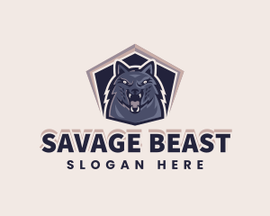 Angry Wolf Gaming Avatar logo design