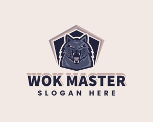 Angry Wolf Gaming Avatar logo design