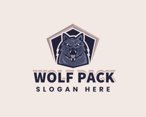 Angry Wolf Gaming Avatar logo design