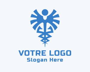 Surgeon - Medical Hospital Caduceus logo design