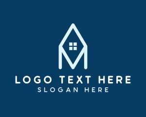 Roofing - Real Estate Property logo design