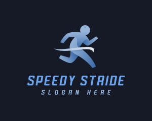 Sprinter - Athlete Marathon Runner logo design