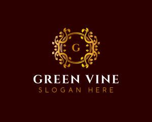 Luxury Ornament Vine logo design