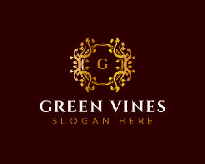 Luxury Ornament Vine logo design