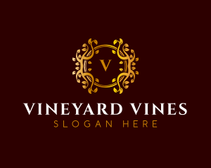 Luxury Ornament Vine logo design