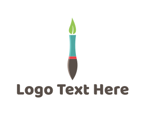 Write - Eco Pen Brush Art logo design