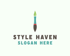 Writer - Eco Pen Brush Art logo design