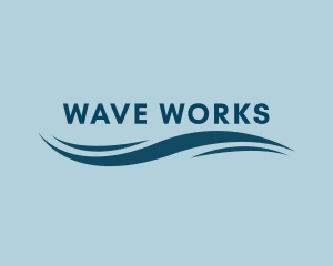 Wave Water Company logo design