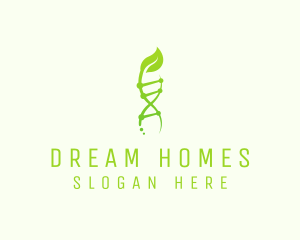 Medicine - Organic DNA Strand logo design