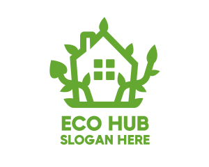 Eco Plant House logo design