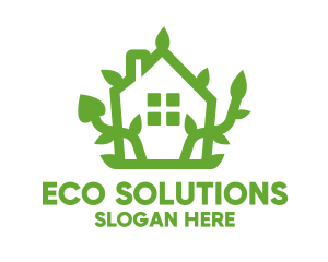 Ecology - Eco Plant House logo design
