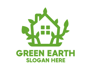 Ecology - Eco Plant House logo design