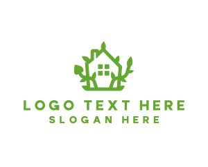 Eco Plant Home logo design