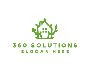 Eco Plant Home logo design