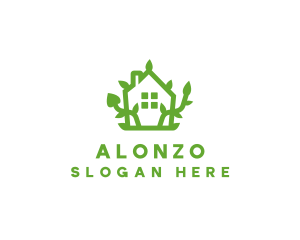 Eco Plant Home logo design