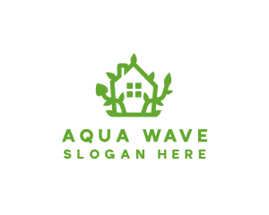 Eco Plant Home logo design