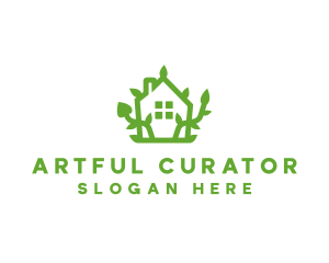 Eco Plant Home logo design