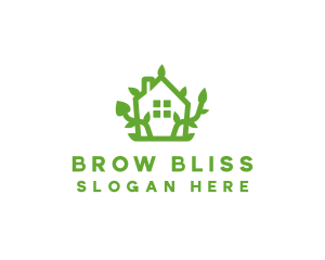 Eco Plant Home logo design