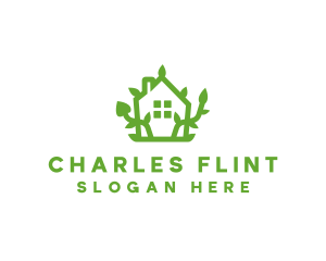 Eco Plant Home logo design