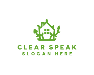 Eco Plant Home logo design