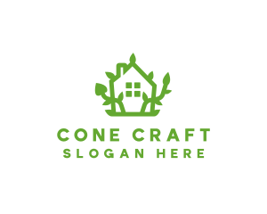 Eco Plant Home logo design