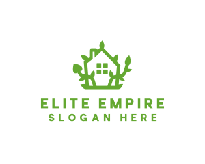 Eco Plant Home logo design