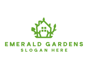 Eco Plant Home logo design