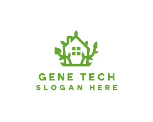 Eco Plant Home logo design