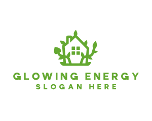 Eco Plant Home logo design