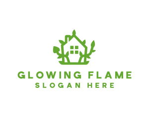 Eco Plant Home logo design