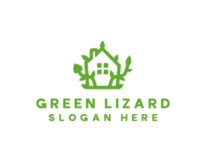 Eco Plant Home logo design